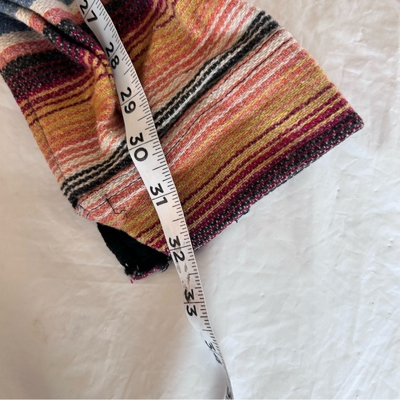 SIERRA PACIFIC Wool Blanket Knit Striped Shirt Jacket Unisex Men L Women XL - Picture 10 of 11